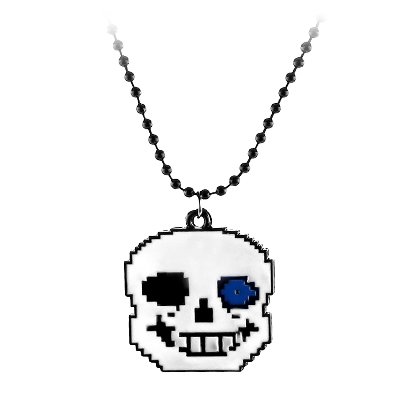 Ожерелье с подвеской в виде игры Undertale для женщин аниме пиксели бижутерия косплея