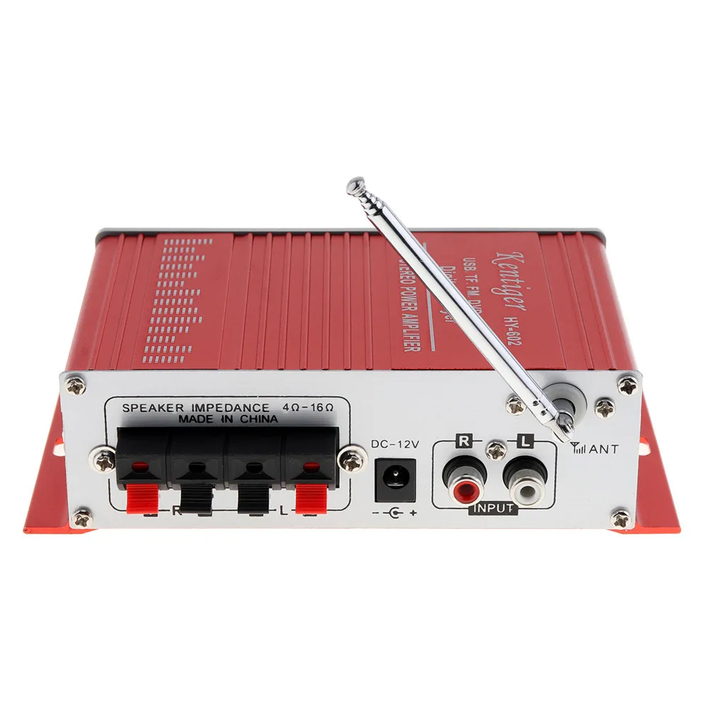 Universal HI-FI Digital Audio Player Car Amplifier FM Radio Stereo Player Support SD / USB / DVD / MP3 Input with Remote Control