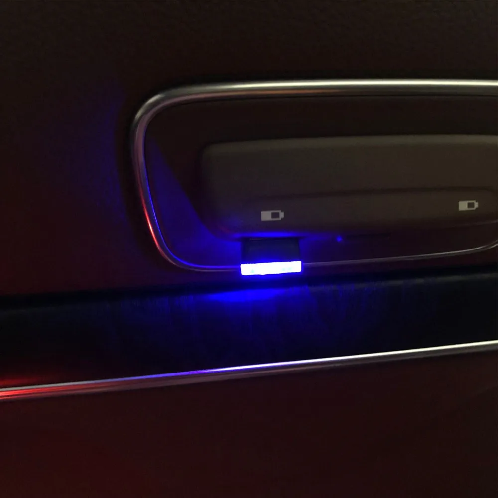 1 шт. автомобильные USB светодиодные атмосферные декоративные огни для Chevrolet Cruze TRAX