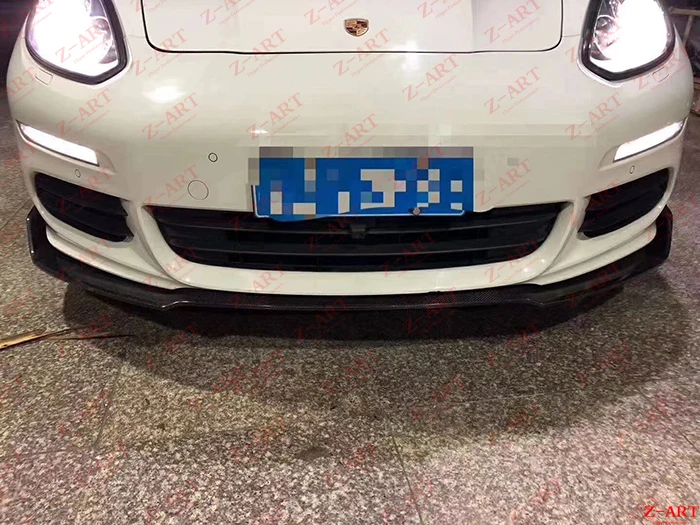 Передняя губа для Porsche Panamera передняя из углеродного волокна 970 переднего спойлера