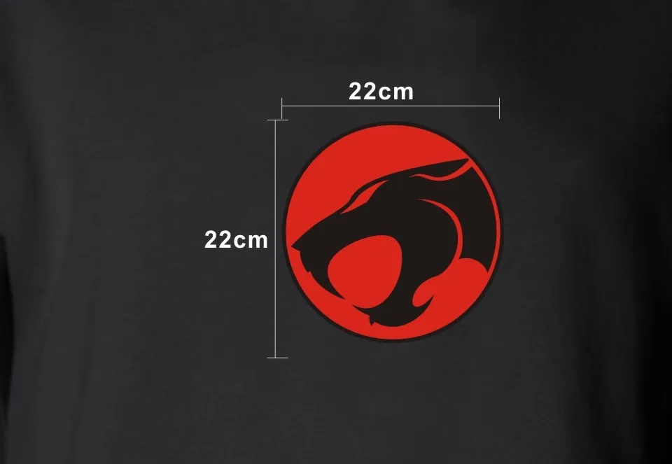 LUCKYFRIDAYF THUNDERCATS эмблема мультяшная хлопковая Футболка мужская повседневная футболка с коротким рукавом и футболка мужская хип-хоп футболка на заказ