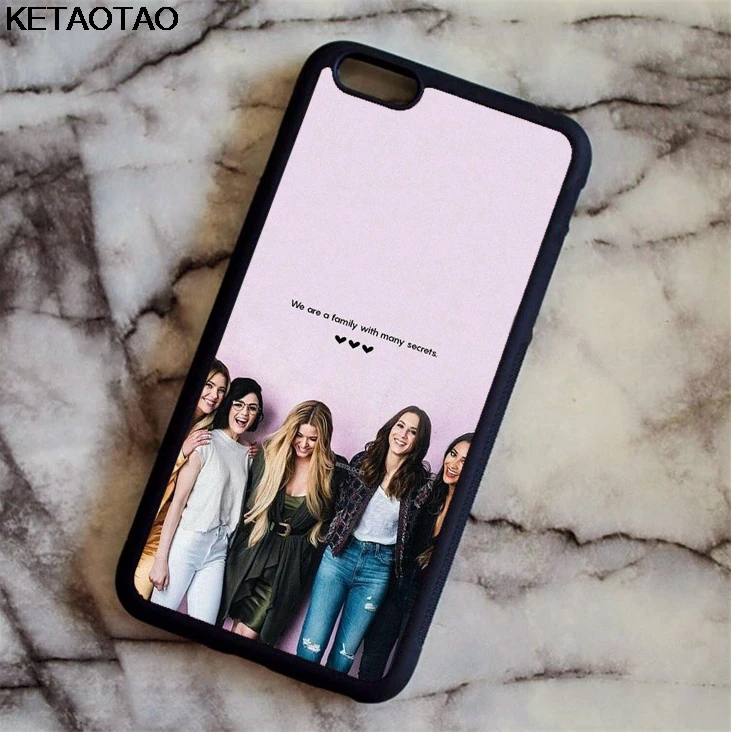 KETAOTAO Pretty Little Liars tv чехлы для телефонов iPhone 4S 5C 5S 6S 7 8 Plus X Samsung S8 NOTE чехол Мягкий ТПУ