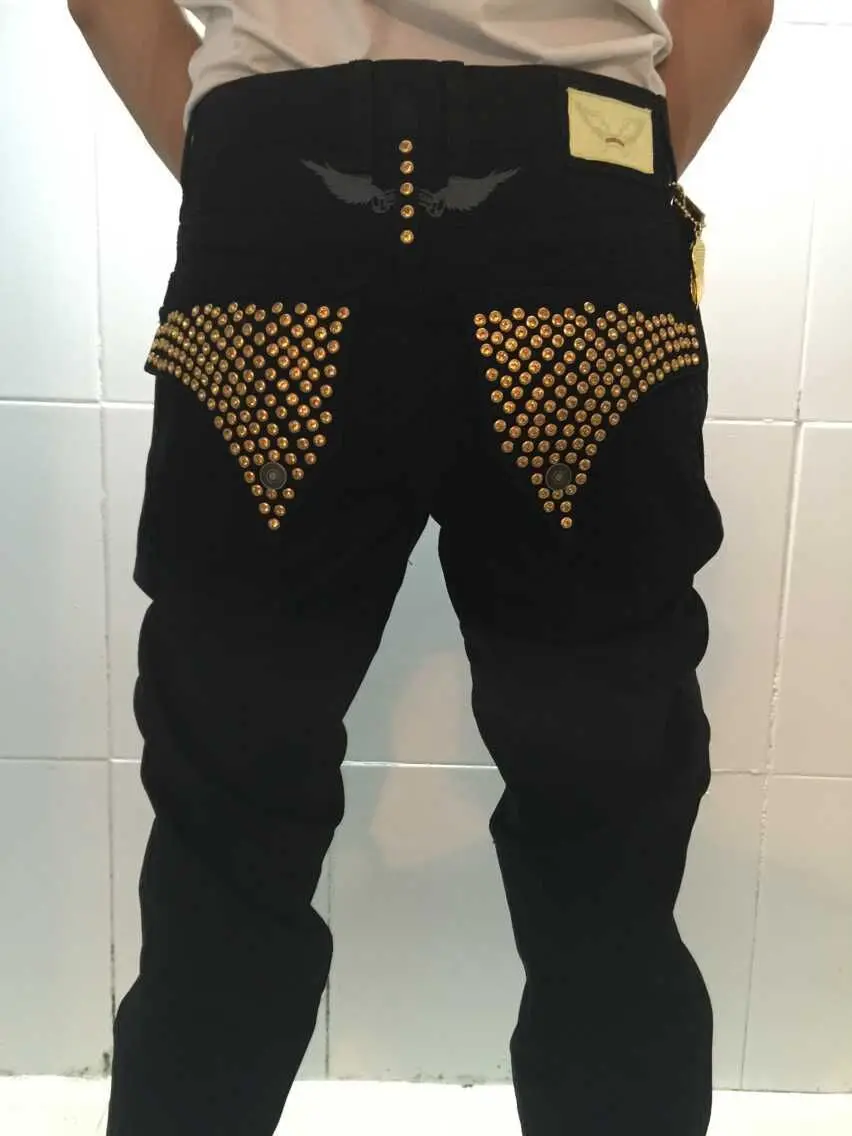 2015 new mens robin jeans denim pants 