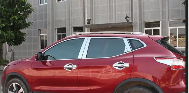 Для NISSAN QASHQAI J11 2016 2018 оконная хромированная Тампа отделка молдинговый Декор