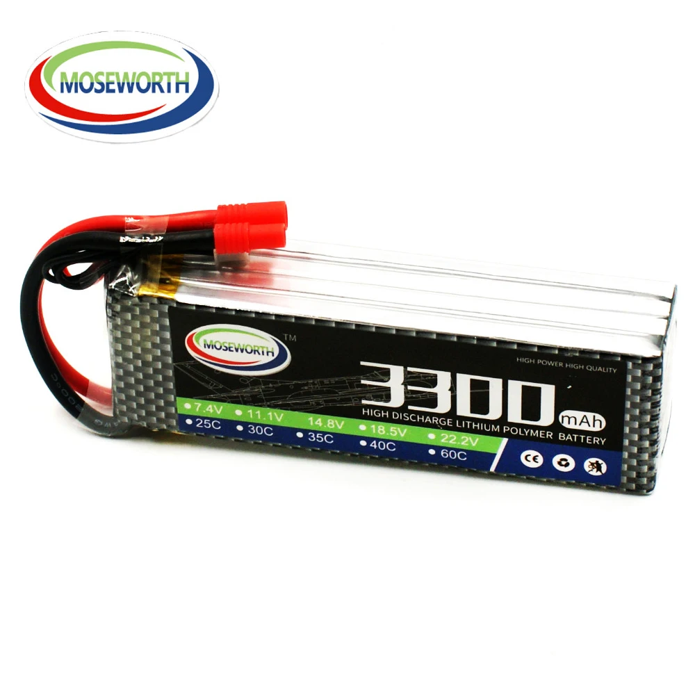 4S 14 8 V 3300 мА/ч 40C RC Батарея литий полимерный для геликоптер Дрон Квадрокоптер