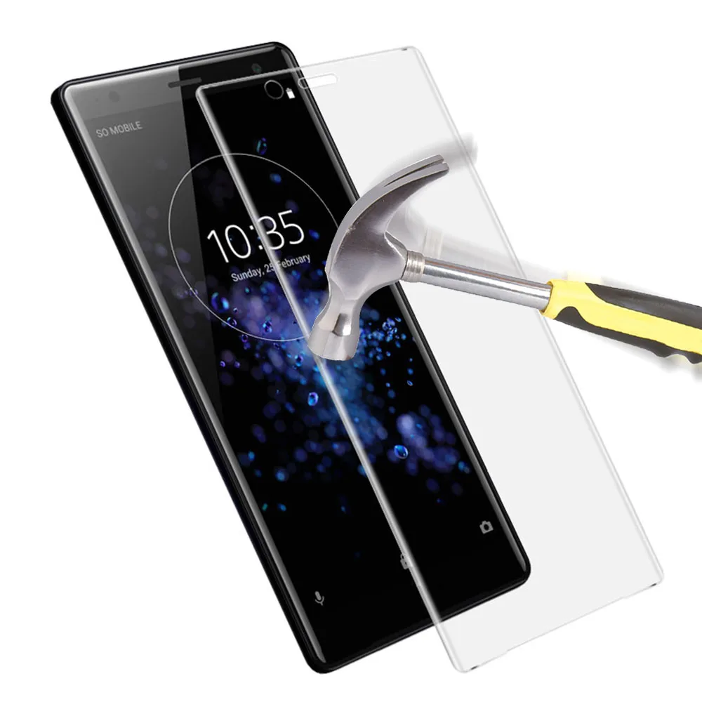 2 шт закаленное Стекло для sony Xperia R1 Экран протектор XZ2 компактный Защитная пленка