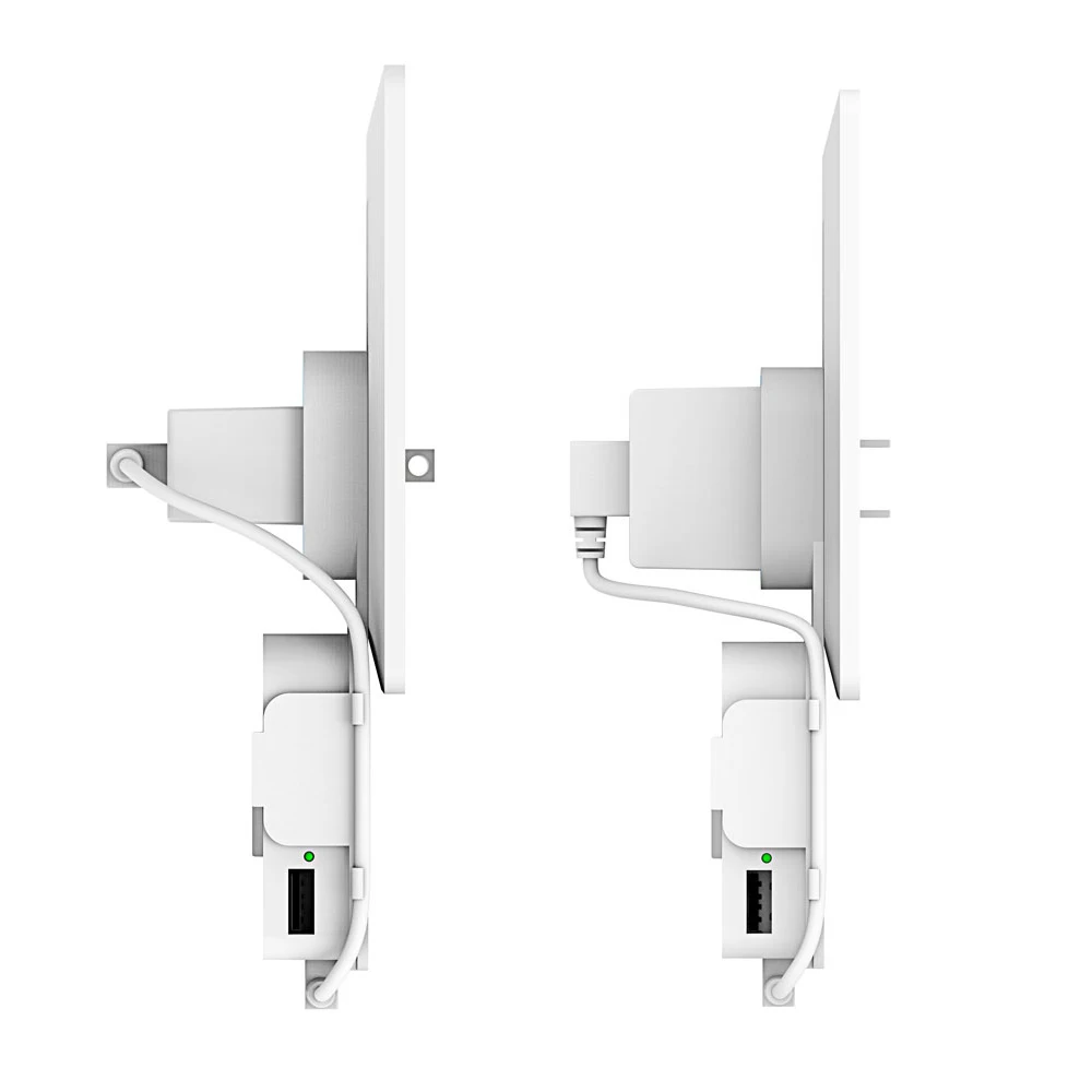 Выходное настенное крепление розетки с пользовательским коротким кабелем для