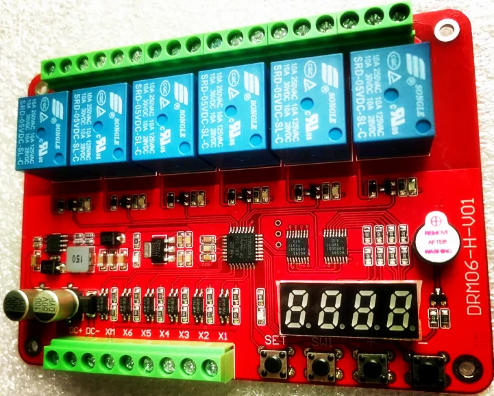 DRM06/шесть способов Многофункциональное реле