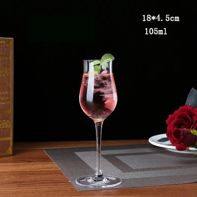 A11 105ml 2pcs Без содержания свинца кристалла Стекло чашки Шампанский флейт серийный красное вино Стекло es коктейльное Стекло Кубок подарки на свадьбу, день рождения чашки 2 шт - Цвет: A11 105ml 2pcs