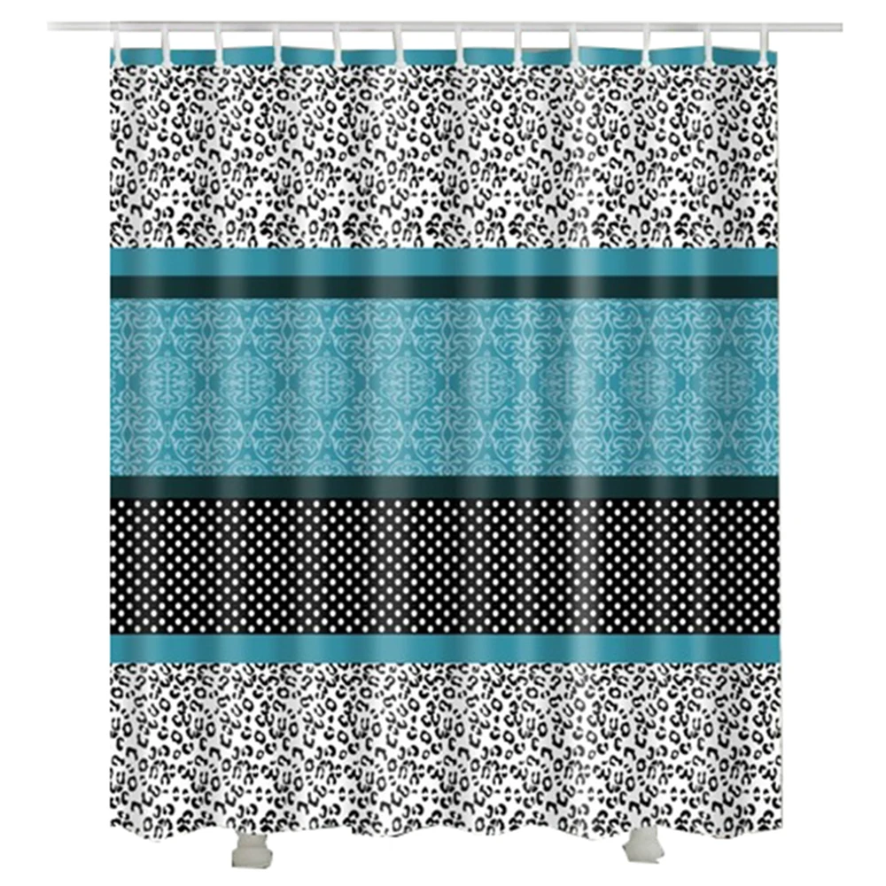 

Leopard dot shower curtain 2017 waterproof fabric simple hotel home bathroom shower curtain