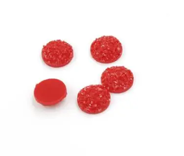 29 Jaymaxi 10 мм AB Цвет Druzy камень смола круглая плоская спина, кабошон для DIY украшения ювелирных изделий на заказ многоцветный 100 шт./лот - Цвет: 29