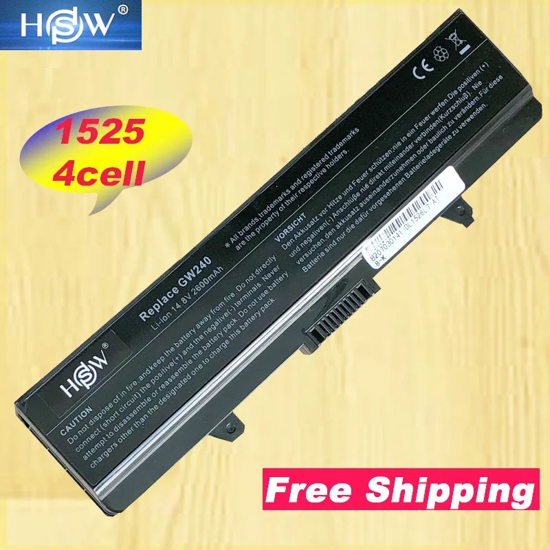 HSW Новый аккумулятор для ноутбука Dell Inspiron 1525 1526 1545 1546 1440 1750 PP29L PP41L GW240 GW241 451 10478 14 4