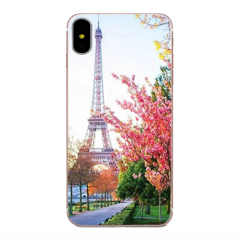 Чехол из мягкого ТПУ с Эйфелевой башней для Xiaomi Redmi Mi Note 7 8 9 SE Pro Lite Go