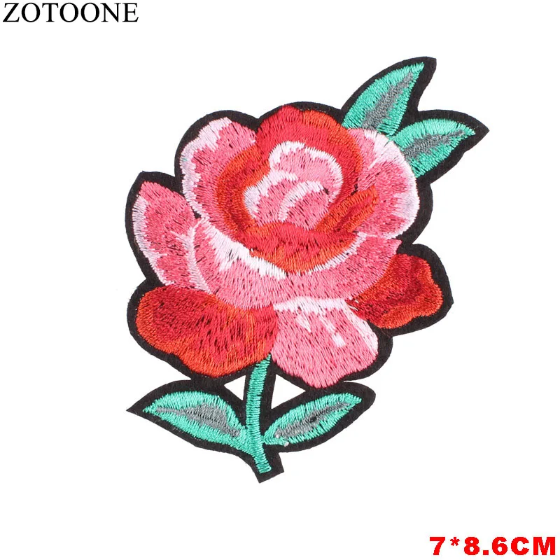ZOTOONE животные пистолеты Цветок Патчи Diy наклейки железо на одежду теплопередача аппликация вышитые аппликации накладки ткань G