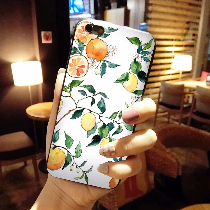 MaiYaCa фрукты свежий лимон красочные милые аксессуары для телефона чехол iPhone 8 7 6 6S