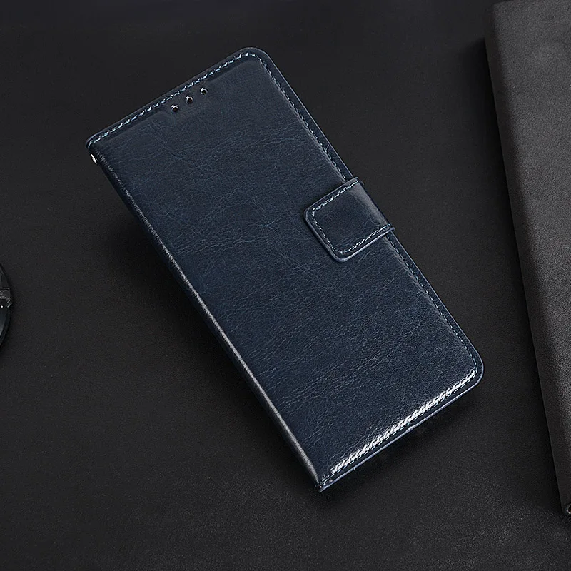 Arrvial кожаный магнитный флип-полиуретановый кошелек для Nokia 4,2 чехол TA-1157 слоты для карт фото рамка Стенд телефон сумки крышка - Цвет: Темно-синий