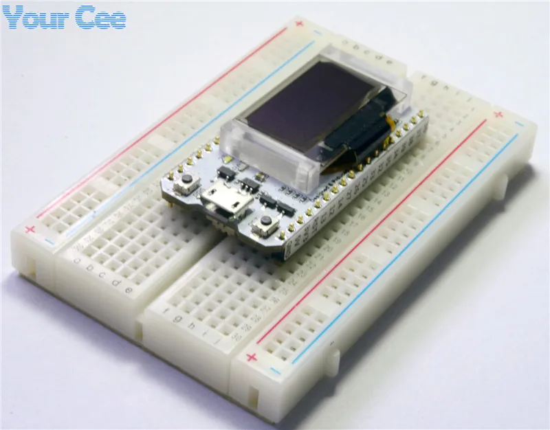 ESP32 Bluetooth wifi комплект OLED синий 0,96 дюймовый дисплей модуль CP2102 32M Flash 3,3 V-7 V интернет-макетная плата для Arduino