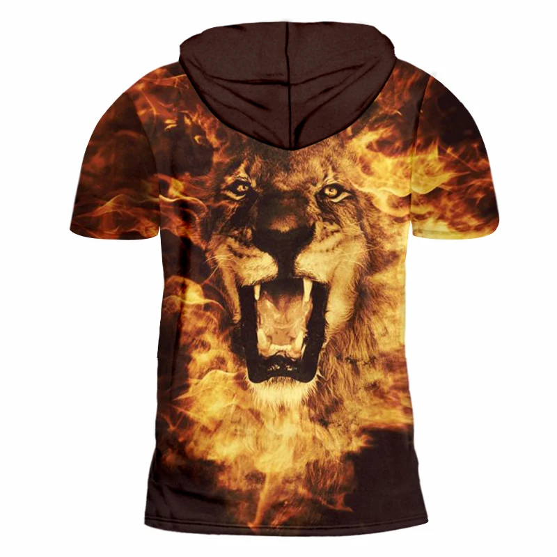 OGKB унисекс Хип Хоп Уличная Панк футболка с коротким рукавом капюшоном летние