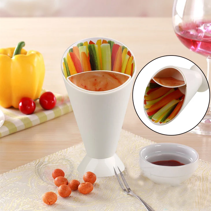 Креативная стойка для закуски Dip обслуживающий держатель картофель фри Finger еда