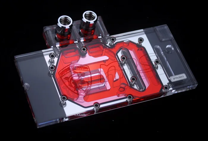 Bykski N MS1060WD 3G X GPU Блок Водяного Охлаждения для MSI GTX1060 3GT OC| |