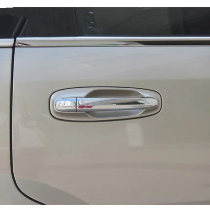Высококачественная хромированная накладка на дверные ручки автомобиля с 2