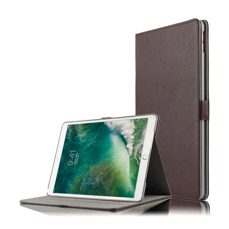 Чехол из воловьей кожи для ipad pro 10,5 дюймов чехлы Защитный протектор из натуральной кожи планшет для Apple ipad Pro 10,5 Чехлы рукав pro 2 - Цвет: brown