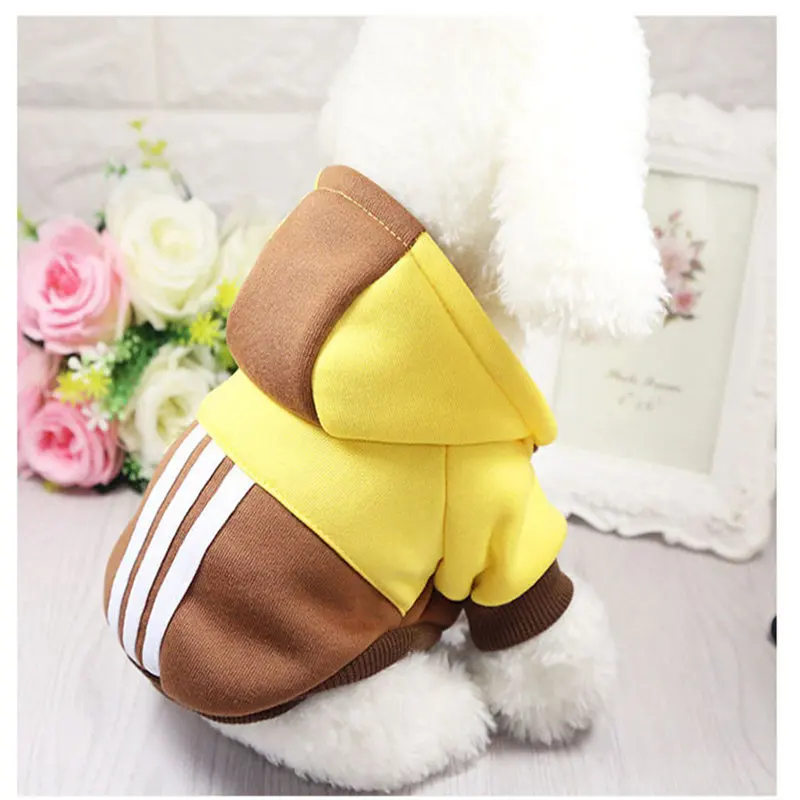 1 шт. новая одежда для собак осенне-зимняя мягкая толстовка с капюшоном теплая