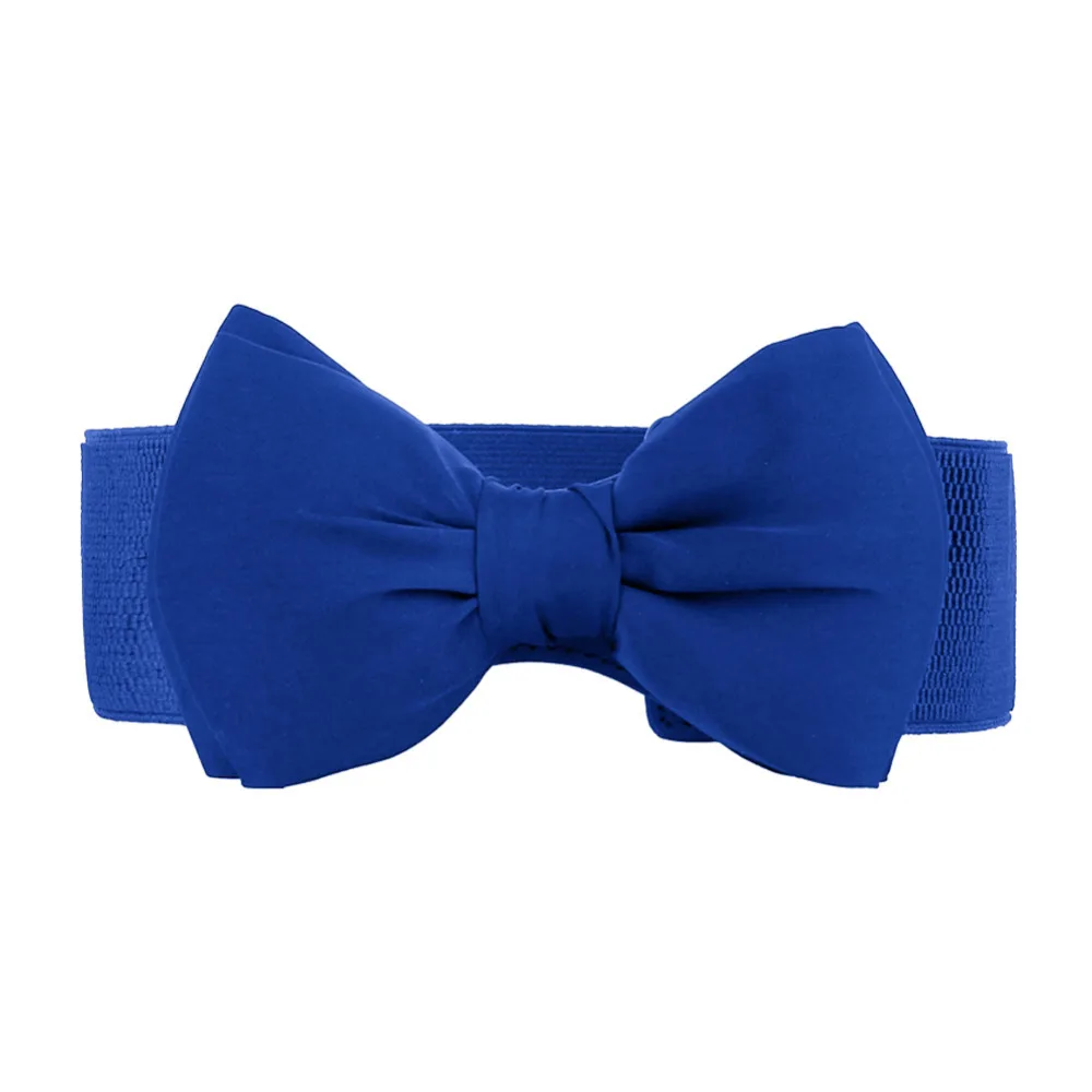 Лидер продаж новинка женский ремень из эластичной ткани с бантом широкий