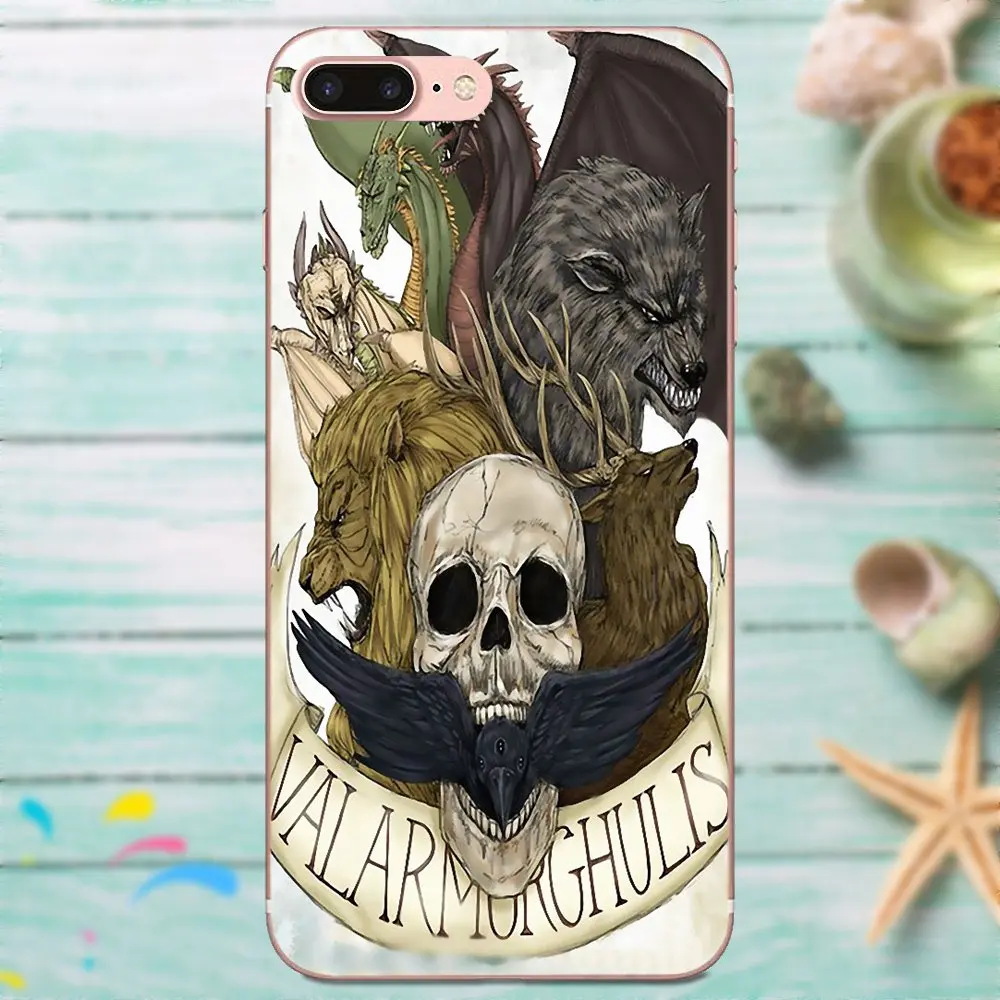 Мягкий Силиконовый ТПУ прозрачный чехол Valar Morghulis для Apple iPhone X XS Max XR 4 4S 5 5C 5S SE 6 6S 7 8