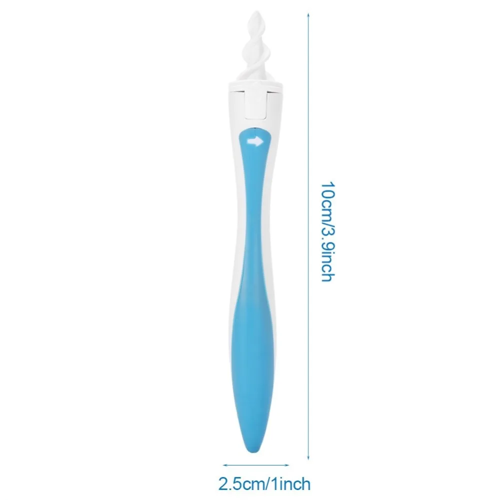 Очиститель для ушей гибкий вращающийся тампон чистки 16 шт. мягкий безопасный