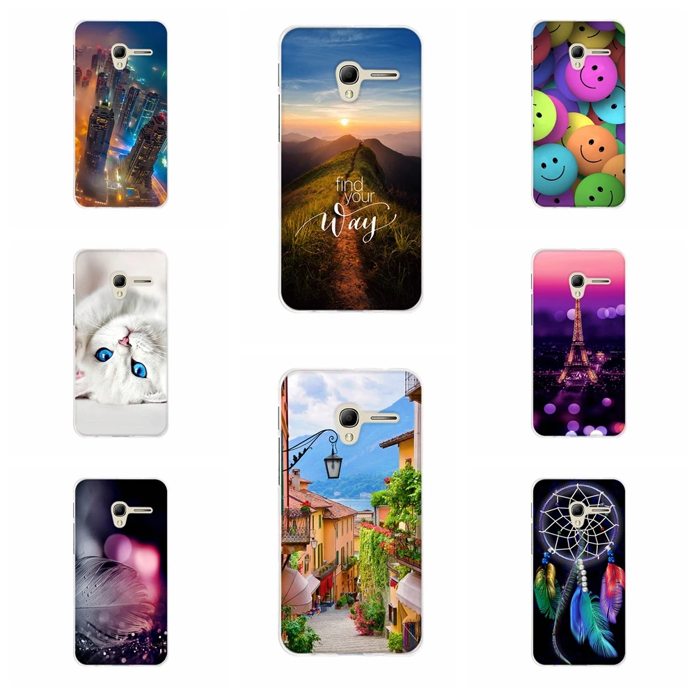 Тонкий силиконовый чехол для Alcatel One Touch Pop 3 5 0 дюйма из ТПУ защитный телефона alcatel