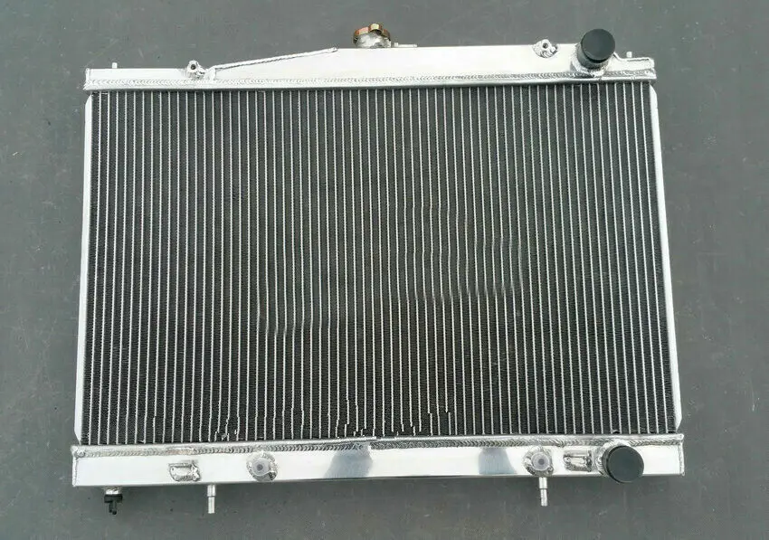 NEW Aluminum Radiator &amp fan for Nissan Pintara SKYLINE R33 R34 GT GTT GTR 1993-2003 AT/MT with sensor hole | Автомобили и