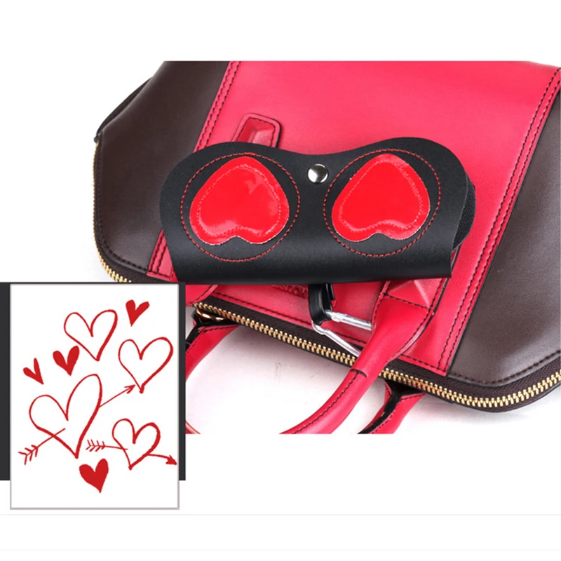 Кожаная сумка для очков Горячая Женская Портативная Защитный Контейнер модный