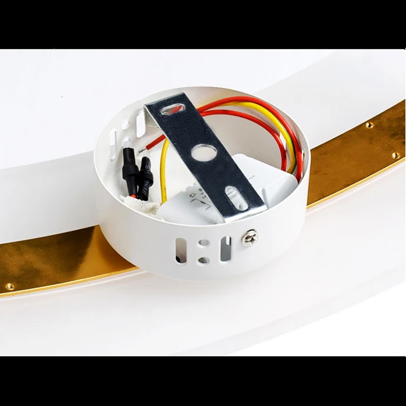 Креативный акриловый настенный светильник изогнутой формы 85-265 в для гостиной