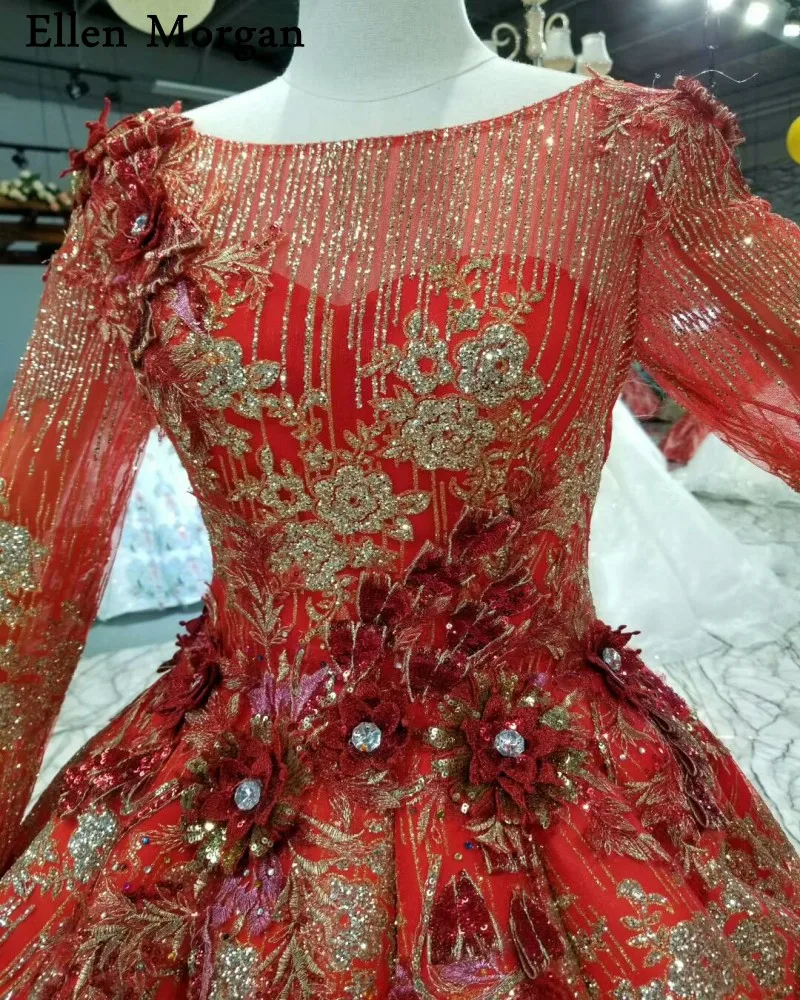 Мусульманские винтажные Свадебные платья с длинным рукавом 2019 Vestido De Noiva
