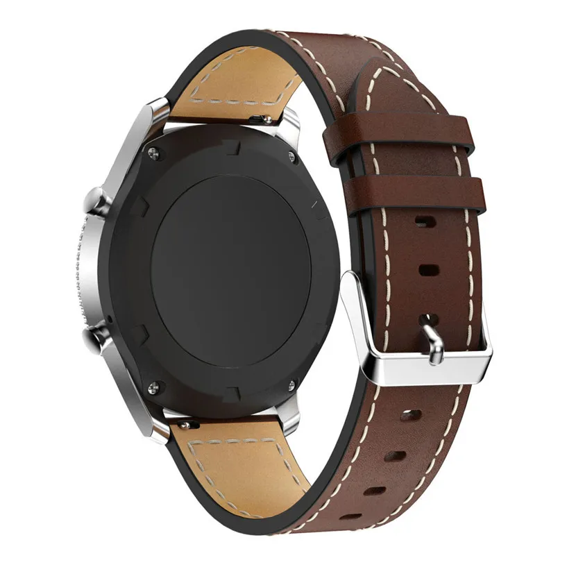 GEMIXI Ремешки для наручных часов Замена кожаный браслет ремешок Samsung Gear S3 Frontier