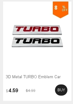 3D металлическая эмблема Turbo знак, наклейка на автомобиль серебряный красный черный Задний Передний турбо наклейка для Porsche Cayenne Macan Panamera 911 718