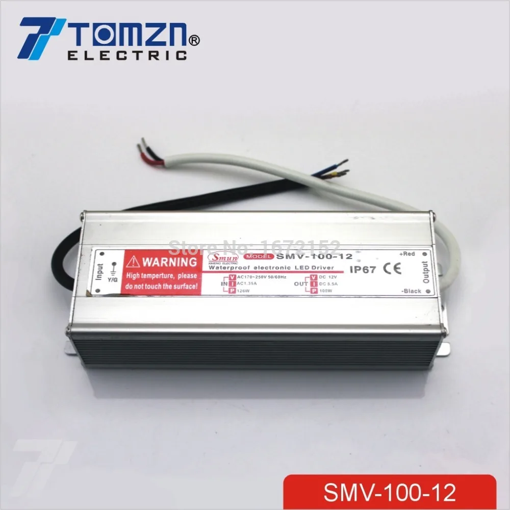 

100W 12V Waterproof outdoor Single Output Switching power supply SMPS AC TO DC
