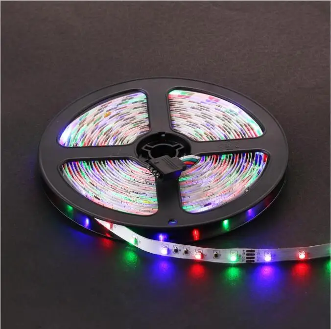 Светодиодная лента RGB водонепроницаемая IP65 60 светодиодов/м 5 м 2835 SMD гибкая