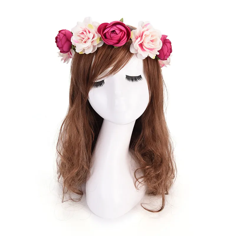 

Garland Floral Hairband Bohemia Flower Headband Hair Band For Girls Fashion Wedding Women Beach Travel Headwear Accessories New