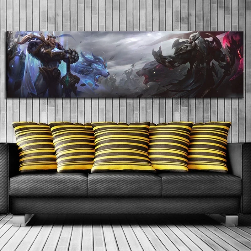 HD печатает фотографии настенная Картина на холсте 1 шт League Of Legends и Дариус Бога