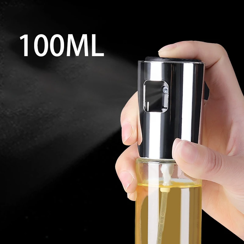 100 мл Кухня выпечки Стекло насос для оливкового масла спрей бутылка распылитель