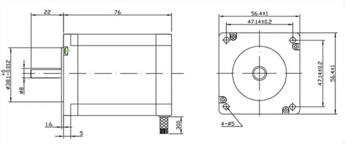 USB CNC 3 оси комплект 3 шт. Nema23 шаговый двигатель 57+ MDK2 плата контроллера двигателя+ 1 маховик+ 1 шт. мощность