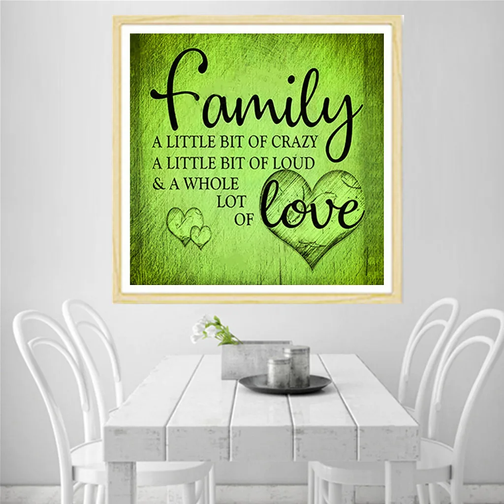 Алмазная картина надпись любовь вышивка картины горный хрусталь наклеенные DIY