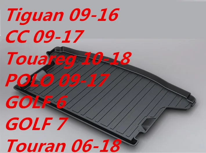 5D задний поднос для багажника подкладка груза коврики 100% подходит VW Tiguan 09-16 CC 09-17