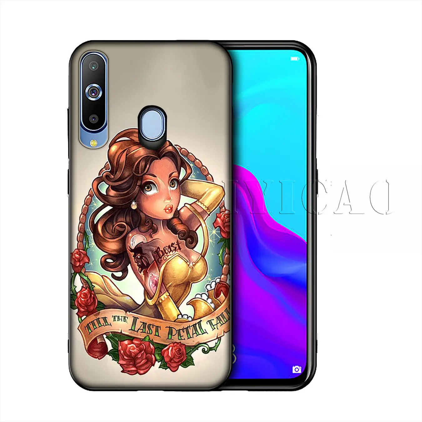 Iyicao Татуированная принцесса Алиса Ариэль силиконовый мягкий чехол для samsung Galaxy A10