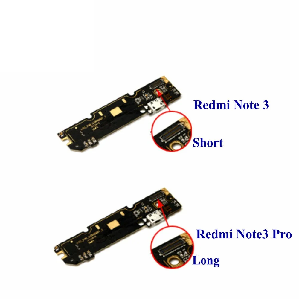 Оригинальный Для xiaomi redmi note 3 3pro USB зарядное устройство плата для зарядки док-порт