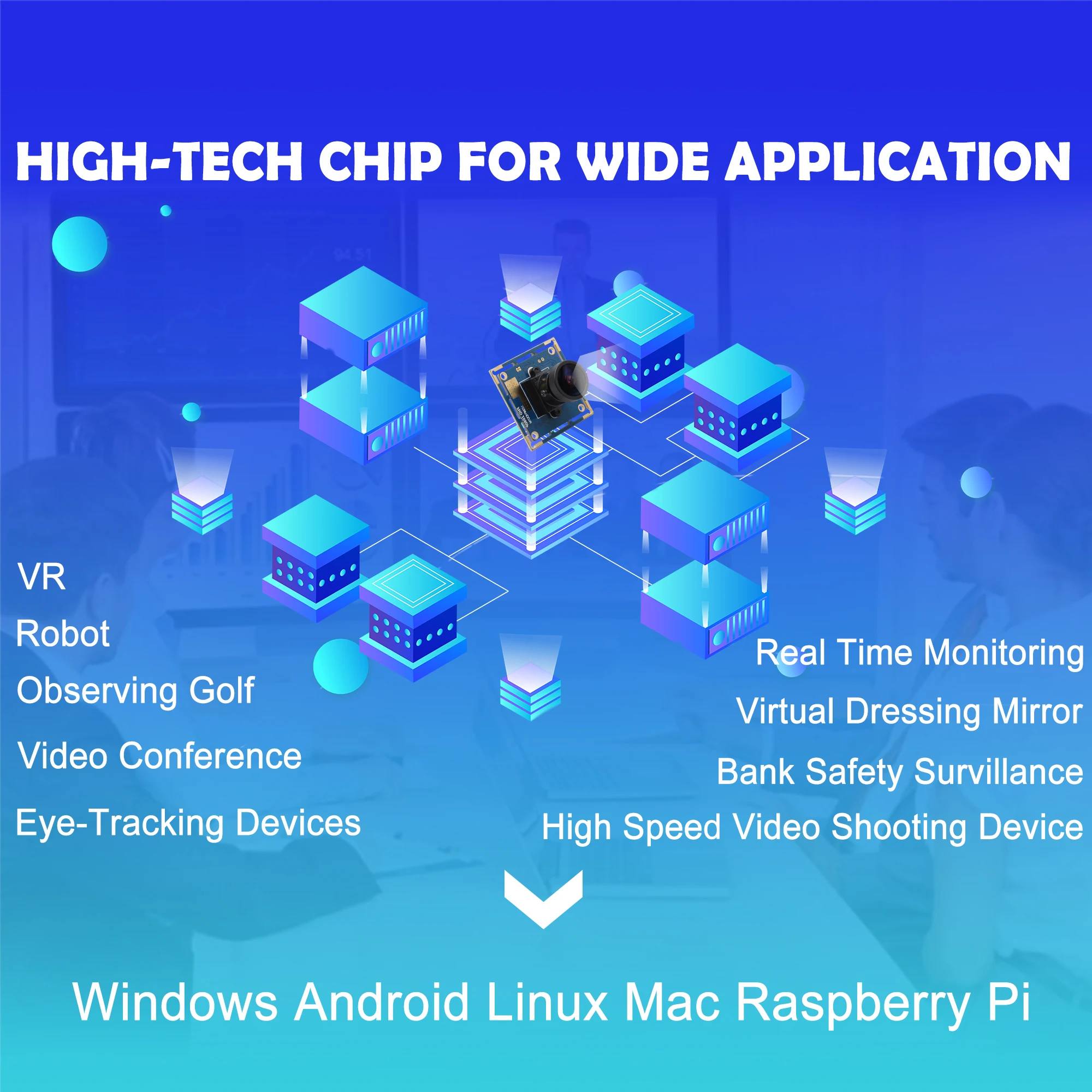 2MP веб камера безопасности 1080P Мини CMOS OV2710 UVC OTG 30fps/60fps/120fps 170 градусов объектив