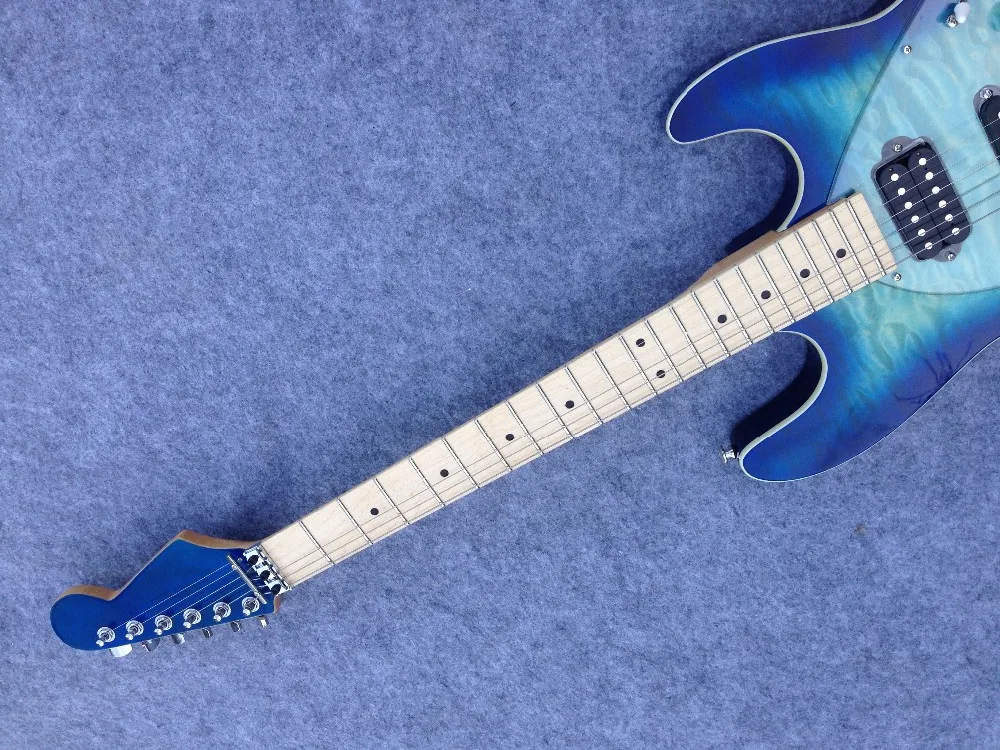 Фабрика Custom Shop индивидуальные OIP электрогитары SU-63 fr мост Crylic Pickguard AAA класс стеганый клен Топ