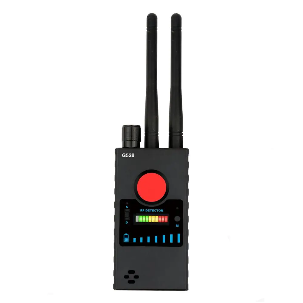 RF детектор ошибок беспроводной, G528 Улучшенная двойная антенна детектор ошибок сигнал для GSM Finder радар радио сканер, черный